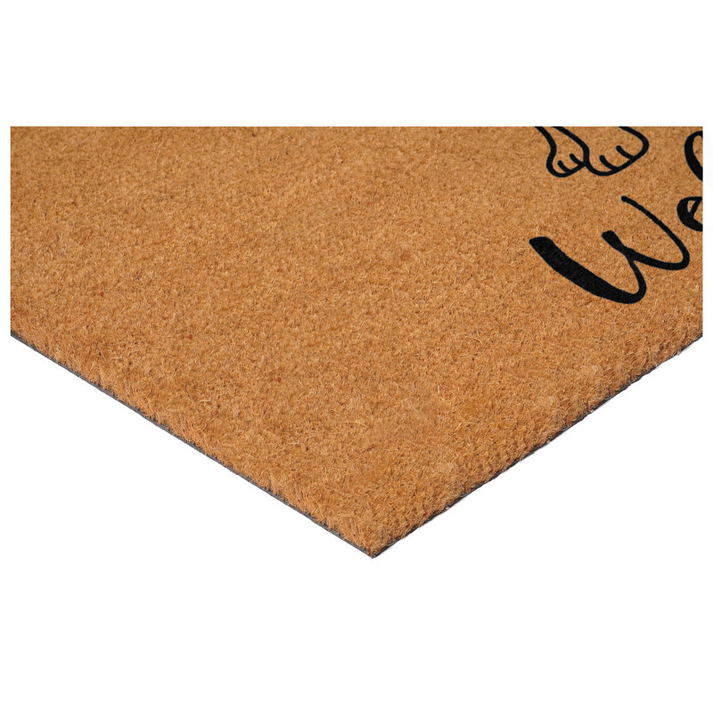 Bradburn Non-Slip Animal Print Halloween Doormat, 24" x 36"
