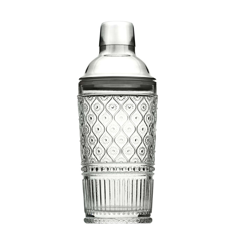 Claro Cocktail Shaker 18 oz, Clear