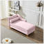 Chaise longue moderne avec revêtement en velours-481704705