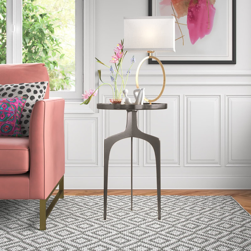 Falbo Tray Top End Table, Gray