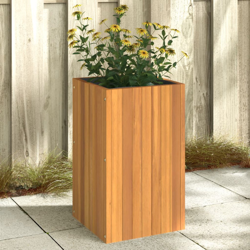 Jardinière Millwood Pines, H 23,6 po x l 13,8 po x P 13,8 po