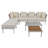 8-Piece Patio Sectional Sofa Set