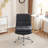 Upholstered Armless Task Office Chair without Wheels-1868986320