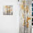 Lelusa Tree Whispers Of Grey, Yellow I - Traditional Curtain - Velvet Room Darkening - 1 Panel-895965471