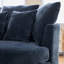 Fauteuil demi-tonneau rembourré en chenille-141022764