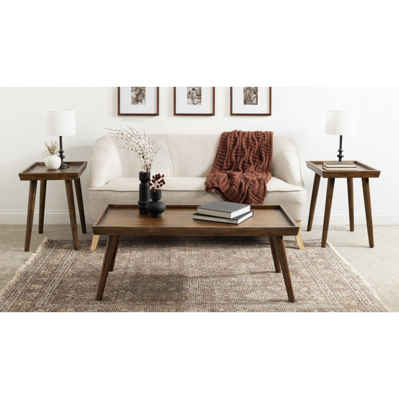 Table basse Tyne, Noyer