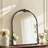 Vignale Vintage Metal Arched Wall Mirror-687048478-687048477