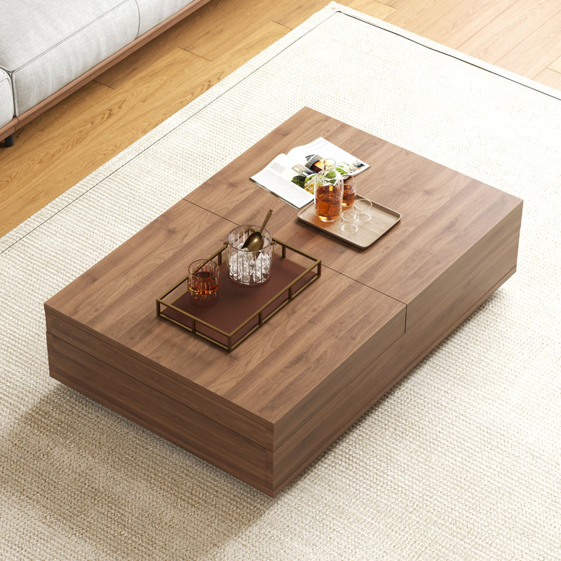 47,2 po Table basse à rangement dissimulé