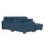 3 Seater Corduroy Corner Sofa -971550109