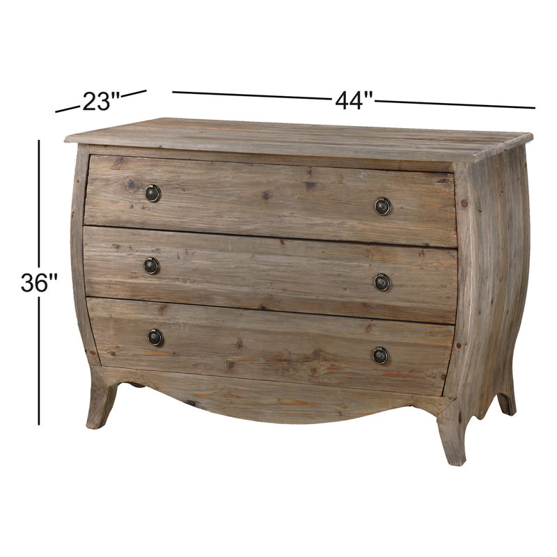 Commode décorative 3 tiroirs Wallington