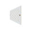 Registres muraux et de plafond Stellar Air White avec vis en laiton - 8 x 16 (ouverture de conduit) 10 x 18 - cercles 3D-129778081-129778084-131250983