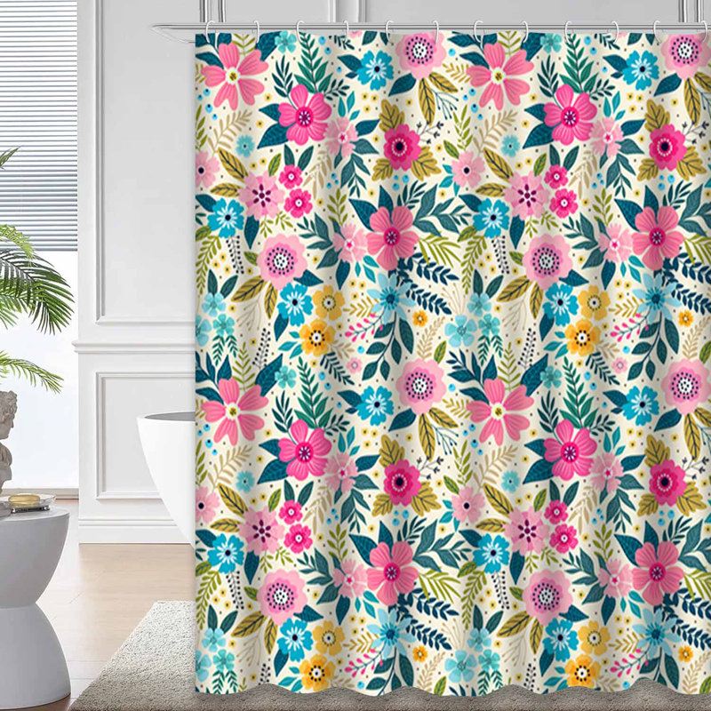 Rideau de douche Amazing Floral, L 72 po x l 72 po