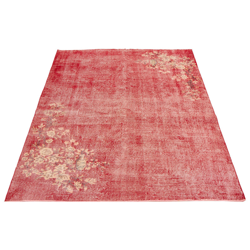 Tapis unique en laine noué à la main 2000 pi 6 pi 4 po x 9 pi 4 po Oja