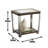 Cottingham Mirrored Glass Top End Table