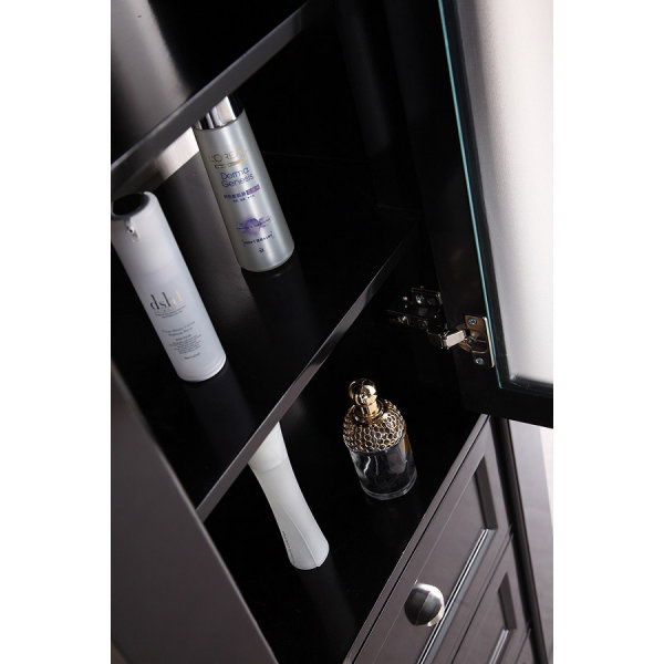 Solid Wood Freestanding Linen Cabinet