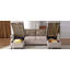 Canapé-lit modulaire 111,8 po avec canapé-lit polyvalent avec grand espace de rangement, deux ports USB et deux porte-gobelets pour le salon-876314309