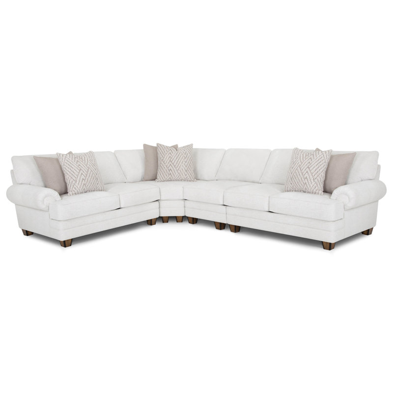 Canapé modulaire 4 pièces, Polyester Blanco