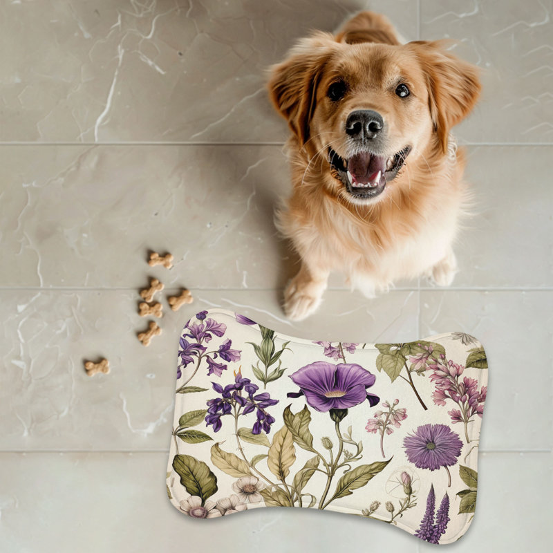 Tapis violet 1 pièce, 18"