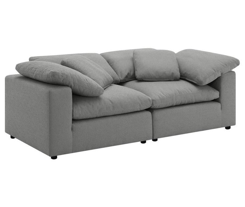 Causeuse modulaire 2 pièces Raleigh Gray