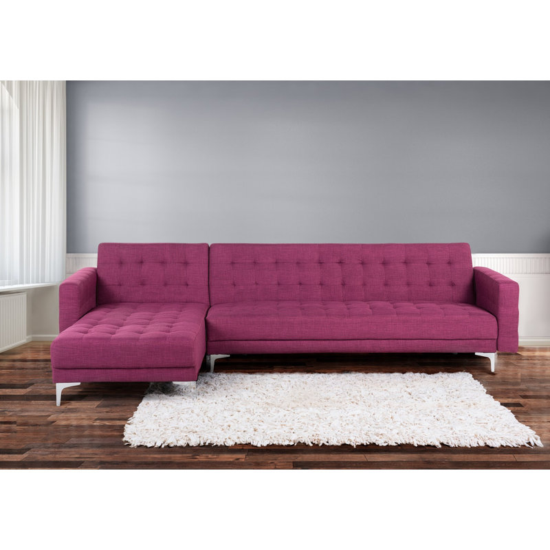 Bill 4 Seater Sofa Bed, Violet