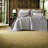 Durable Linen Bedding Sets, Gray King Size With Modern Gray Finish
