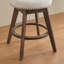 Ensemble de tabourets de bar pivotants avec dossier et bords touffetés à la main, revêtus de velours, offrant confort et style pour les cuisines et les bars