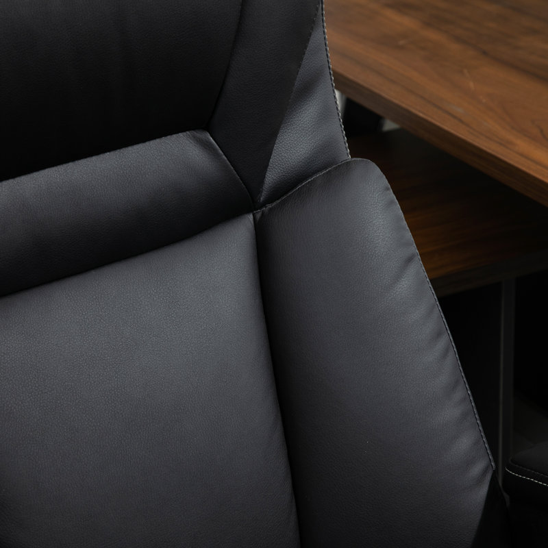 Akalya Executive Chair with Headrest, Black