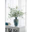 Vase bleu et brun