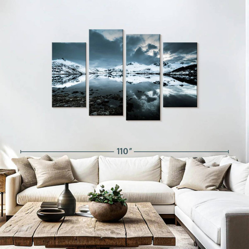 Lac miroir Alvord Lofoten, H 48 po x l 75 po