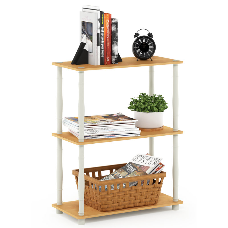 Swearingen Etagere Bookcase, Natural/White