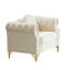Canapé Chesterfield en velours avec coussins ronds-151804140