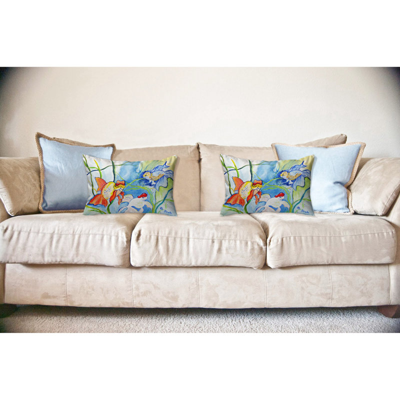 Outdoor Reversible Throw Pillow