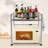 Naron Microwave Oven Rack Expandable Kitchen Counter Shelf