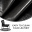 Chaise d'appoint rembourrée en similicuir-657244544