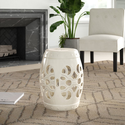 Twedt Ceramic Accent Stool