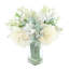 Hydrangea With Eucalyptus And Grass Arrangement