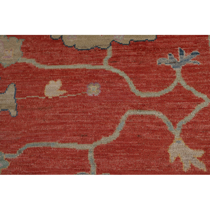 Tapis all-over orange Oushak 9