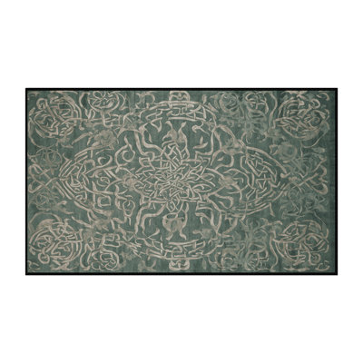 Machine Washable Gray Area Rug