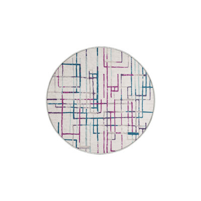 Tapis beige soyeux et moelleux