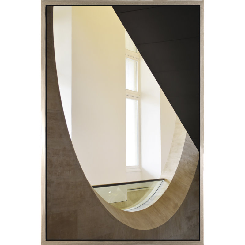 Louvre I Print, Silver Framed