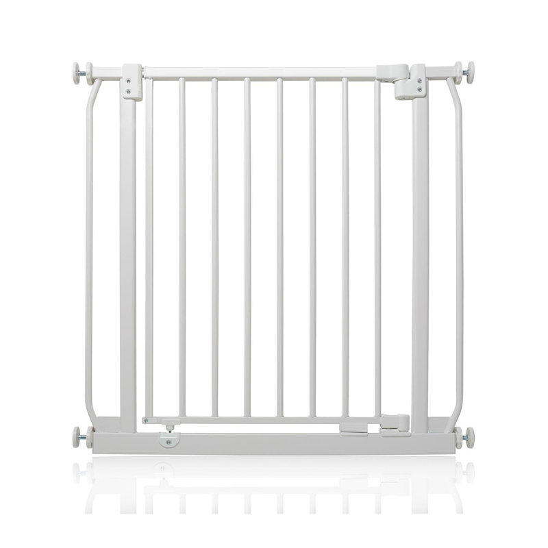 Elite Pressure Safety Gate, Matt White, 75cm H x 74.5cm W x 2.3cm D