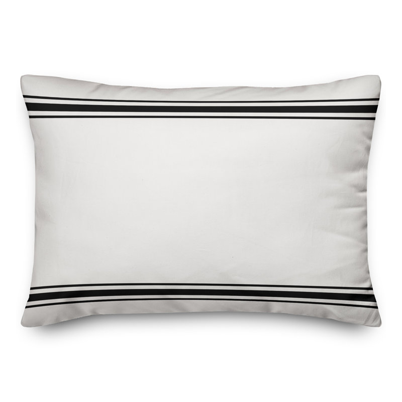 Housse de coussin rectangulaire et insert