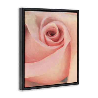 «Spiral Rose Anther», art mural encadré par Alonzo Saunders