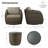 Cambelle 2-Person Swivel Rattan Seating Group with Cushions-704933451-704933450