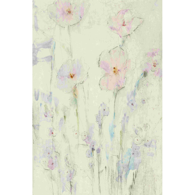 Lilas floral I, H 18 po x l 12 po
