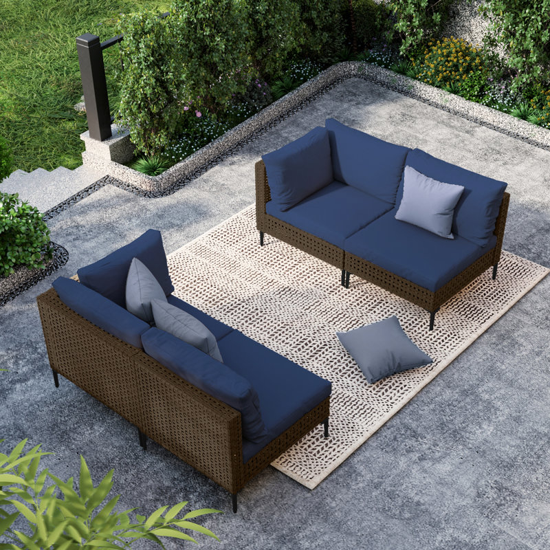 Wicker Outdoor Patio Sectional