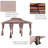 Patio Gazebo, Outdoor Gazebo Canopy Shelter With Curtains, Vented Roof, Steel Frame For Garden, Lawn, Backyard And Deck