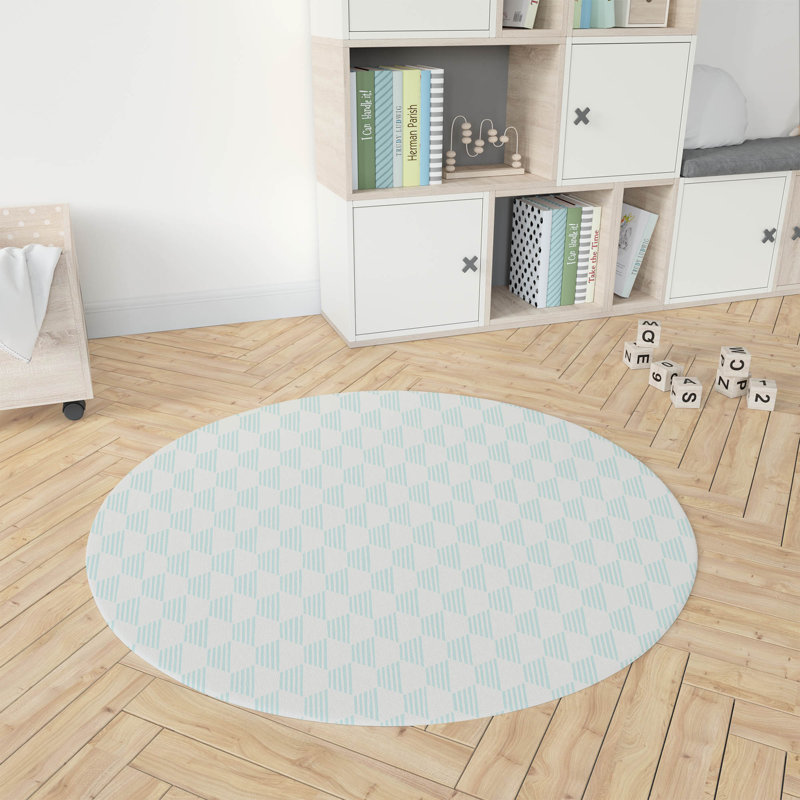 Tapis de jeu pour enfants Hexaline, Bleu clair / bleu