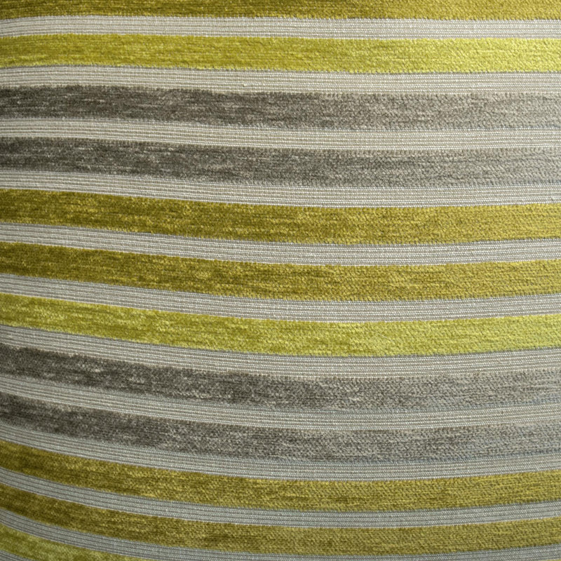 Ensemble de coussins décoratifs à rayures en velours doré Thomas Collection® Larry Laslo, Square 18"