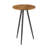Table d'appoint ronde en métal et bois Swensen